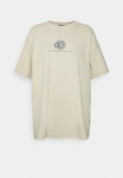 BDG Urban Outfitters VIBES DAD TEE DRESS - Jersey Dress - Stone