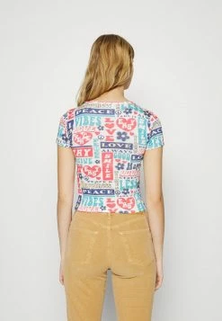 BDG Urban Outfitters LOVE HAPPINESS BABY - Print T-shirt - Multi -BDG Urban Outfitters shop 759a79e62d484587af7e0b36463098f2