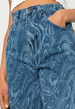 BDG Urban Outfitters LASER MARBLE - Bootcut Jeans - Blue 6 BDG Urban Outfitters LASER MARBLE - Bootcut Jeans - Blue -BDG Urban Outfitters shop 76463717e6894d14a98dd899b59fd4f3