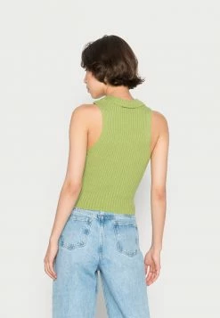 BDG Urban Outfitters LATTICE COLLAR TANK - Top - Green -BDG Urban Outfitters shop 7b5c4de70a7d4569a62dbc83be5196d1