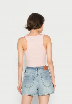 BDG Urban Outfitters NOTCH NECK TANK - Top - Pink -BDG Urban Outfitters shop 7fbad60c316a4dd4ad08925856478acc