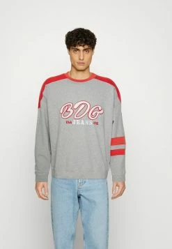 BDG Urban Outfitters APPLIQUE RAGLAN UNISEX - Sweatshirt - Grey Marl