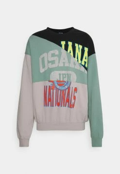 BDG Urban Outfitters OSAKA PANELLED SPLICE CREWNECK UNISEX - Zip-up Sweatshirt - Multi -BDG Urban Outfitters shop 8116253f33554f67bf7e2733090ae4bb
