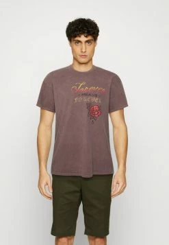 BDG Urban Outfitters FOREVER MEANS FOREVER UNISEX - Print T-shirt - Chocolate