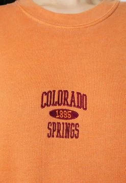 BDG Urban Outfitters COLORADO SPRINGS - Sweatshirt - Washed Orange -BDG Urban Outfitters shop 82b439e7b0c943b2a2f6d30713ac5ac4