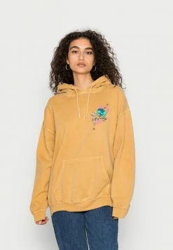 BDG Urban Outfitters MYSTERIES HOODIE - Sweatshirt - Mustard -BDG Urban Outfitters shop 8c61ee19d8934d8abe8419bd9a21b779