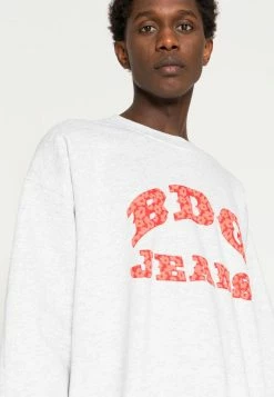 BDG Urban Outfitters LOGO HIGH BUILD UNISEX - Sweatshirt - Grey Marl -BDG Urban Outfitters shop 8cca88005f5c47d2b628b0923f070c6b