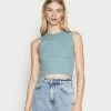 BDG Urban Outfitters AMELIA TANK - Top - Blue -BDG Urban Outfitters shop 8e11b74806db4203b0c4c7d155554f03