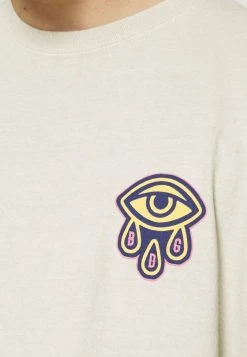 BDG Urban Outfitters BADGE TEE UNISEX - Print T-shirt - Cream -BDG Urban Outfitters shop 8e423575a1374538aeb0216c1ebfdfde