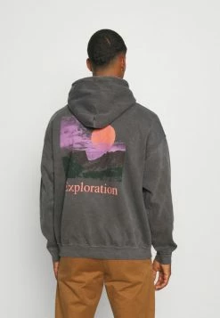 BDG Urban Outfitters EXPLORATION HOODIE - Hoodie - Black