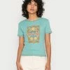 BDG Urban Outfitters BDG STAY SUNNY BABY TEE - Print T-shirt - Turquoise 2 BDG Urban Outfitters BDG STAY SUNNY BABY TEE - Print T-shirt - Turquoise -BDG Urban Outfitters shop 90a8912b4e9e4dd486a828bc56e07c57