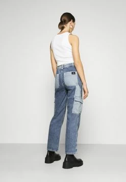 BDG Urban Outfitters SKATE PATCHWORK - Relaxed Fit Jeans - Blue -BDG Urban Outfitters shop 9130abb66bf740b8aaaa4df14fc4d15e