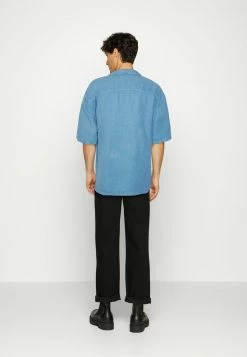 BDG Urban Outfitters REVERE - Shirt - Blue -BDG Urban Outfitters shop 922c37847bde4184a2f727e2dbd0b6c5