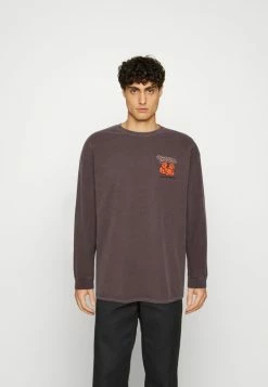 BDG Urban Outfitters NATURE TRAILS TEE UNISEX - Long Sleeved Top - Choc -BDG Urban Outfitters shop 935f549455014475a8aaf24c2f0bc8b0