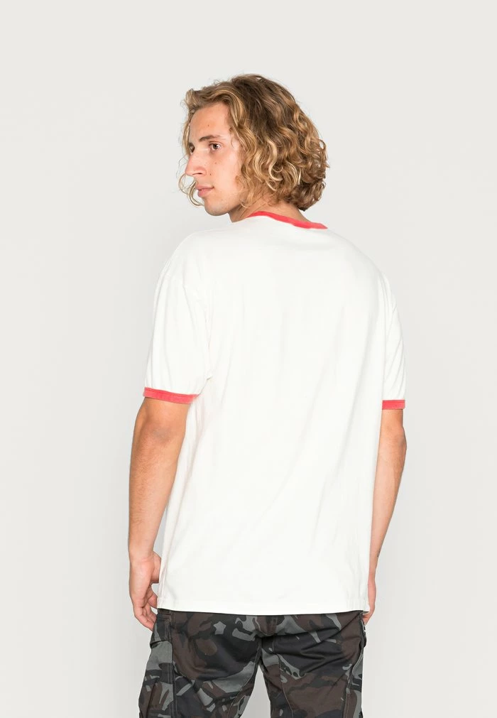 RINGER TEE UNISEX - Basic T-shirt - white BDG Urban Outfitters RINGER TEE UNISEX - Basic T-shirt - White -BDG Urban Outfitters shop 945b7dc843754a43b0b7294c88039686