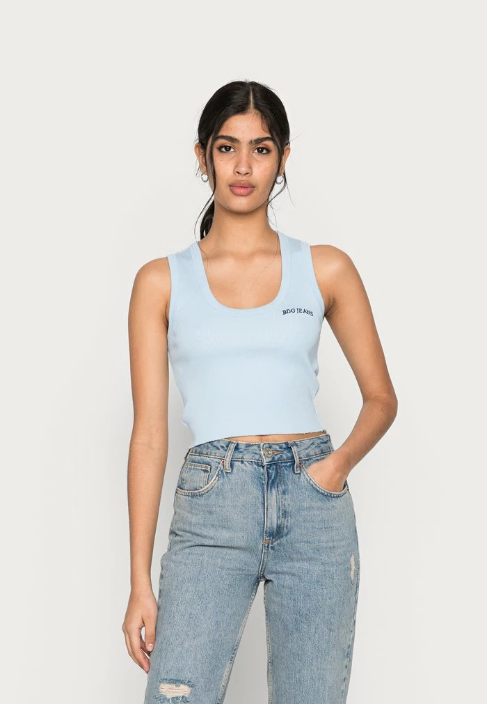 SCOOP TANK - Top - baby blue BDG Urban Outfitters SCOOP TANK - Top - Baby Blue -BDG Urban Outfitters shop 94f5ea56cc444260a22d5cc151964cb2