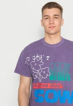 BDG Urban Outfitters BDG YOU CANT GROW UNISEX - Print T-shirt - Purple -BDG Urban Outfitters shop 954eb099a72b4de49dbae062603afc3b