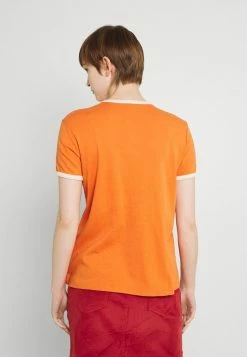 BDG Urban Outfitters ALL FOR LOVE RINGER TEE - Print T-shirt - Orange -BDG Urban Outfitters shop 980ec3e9dbad42f59cacb8bedd890f14