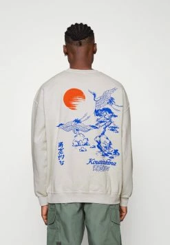 BDG Urban Outfitters CRANE SUNSET UNISEX - Sweatshirt - Ecru