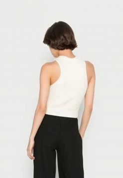 BDG Urban Outfitters LATTICE COLLAR TANK - Top - Ecru -BDG Urban Outfitters shop 9b805619ff264f8b92c99339699c79b3