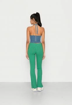 BDG Urban Outfitters ROSIE FLARE - Trousers - Bright Green -BDG Urban Outfitters shop 9de813fda1e94f1fb476a54563b9bd5d