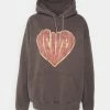 BDG Urban Outfitters HEAVEN SKATE HOODIE - Sweatshirt - Brown -BDG Urban Outfitters shop 9eb789db122f4c12a12a8fbf3d2b99ed