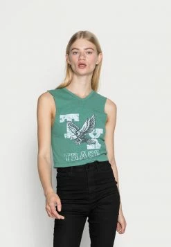 BDG Urban Outfitters TRACK TANK - Top - Green