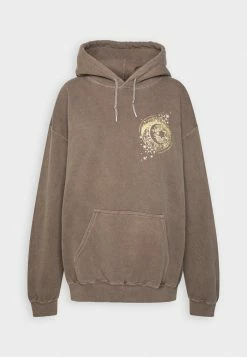 BDG Urban Outfitters MOON CELESTIAL HOODIE - Sweatshirt - Chocolate -BDG Urban Outfitters shop a11b38ea3acb40fc8475579263cf926e