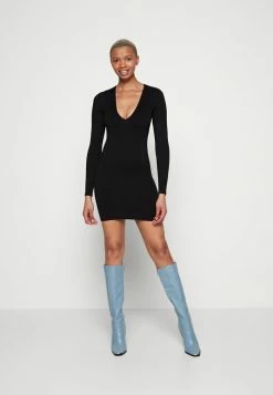 BDG Urban Outfitters JOSIE DRESS - Day Dress - Washed Black