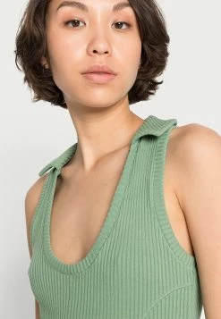 BDG Urban Outfitters ANN MARIE HALTER COLLAR DRESS - Day Dress - Sage -BDG Urban Outfitters shop a23106101f974a14a39c99e8df807e1f