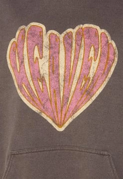 BDG Urban Outfitters HEAVEN SKATE HOODIE - Sweatshirt - Brown -BDG Urban Outfitters shop a315cb524ff54935b7481807557604c7