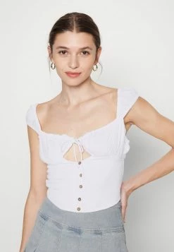 BDG Urban Outfitters BUSTIER - Top - White -BDG Urban Outfitters shop a57d08d67d9f4dbd896884444b84d7dc