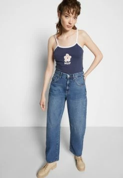 BDG Urban Outfitters LOGAN BARELL LEG CARPENTER - Relaxed Fit Jeans - Dark Vintage -BDG Urban Outfitters shop a6fc834d8d4d423d903a68ad6a0226e0