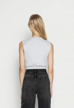 BDG Urban Outfitters OAKLAND CROP TANK - Top - Grey -BDG Urban Outfitters shop a76e45453c4e43f096120c312ef309ff