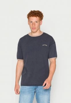 BDG Urban Outfitters RINGER TEE UNISEX - Basic T-shirt - Navy