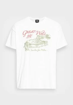 BDG Urban Outfitters GREAT WALL SMILES TEE - Print T-shirt - White -BDG Urban Outfitters shop abde60d816f84477b6ec2cf649196423