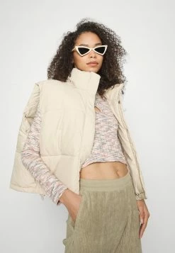 BDG Urban Outfitters CUTOUT SPACEDYE - Jumper - Orange/white