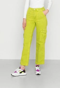 BDG Urban Outfitters BDG LIME SKATE - Cargo Trousers - Lime