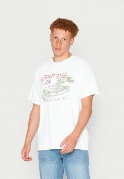 BDG Urban Outfitters GREAT WALL SMILES TEE - Print T-shirt - White