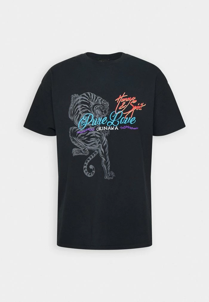PURE LOVE OKINAWA TEE UNISEX - Print T-shirt - black BDG Urban Outfitters PURE LOVE OKINAWA TEE UNISEX - Print T-shirt - Black -BDG Urban Outfitters shop b694037dadb5494589d1caa15c9a6303