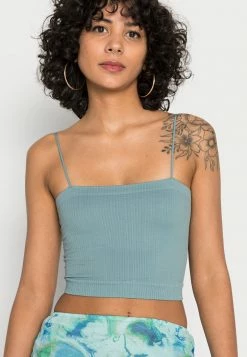 BDG Urban Outfitters HARRIET TUBE - Top - Pale Blue -BDG Urban Outfitters shop b70f827fc65845daa92ee1ed4b4c9bb4