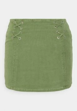 BDG Urban Outfitters DETAIL MINI SKIRT - Mini Skirt - Green -BDG Urban Outfitters shop b9200b09774142bb9f12e4a52f86503c