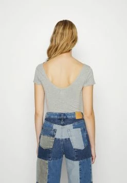 BDG Urban Outfitters SCOOP - Basic T-shirt - Grey -BDG Urban Outfitters shop c00408270d8f432ba912c5127c3a25ff