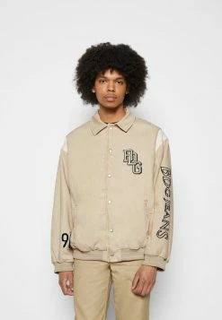 BDG Urban Outfitters DENIM VARSITY JACKET - Light Jacket - Ecru 4 BDG Urban Outfitters DENIM VARSITY JACKET - Light Jacket - Ecru -BDG Urban Outfitters shop c0f8a6ab5a404b4a8b2bc78ec7149054