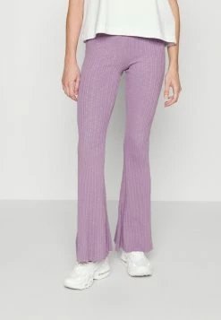 BDG Urban Outfitters ROSIE FLARE - Trousers - Purple