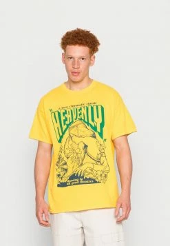 BDG Urban Outfitters HEAVENLY TEE UNISEX - Print T-shirt - Yellow