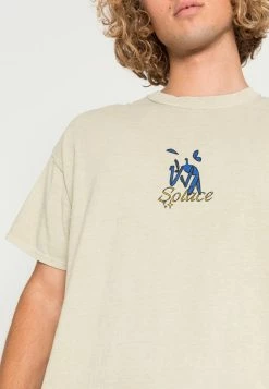 BDG Urban Outfitters SOLACE ART TEE UNISEX - Print T-shirt - Beige -BDG Urban Outfitters shop c5558071d7014ccba2cb91f64703e1c6
