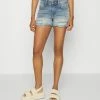 BDG Urban Outfitters HARRI LOW RISE - Denim Shorts - Vintage Blue