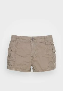 BDG Urban Outfitters POPLIN - Shorts - Khaki -BDG Urban Outfitters shop c6ceba3615cc4fe9b84de21df41e93d1