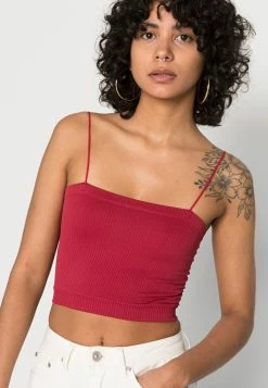 BDG Urban Outfitters HARRIET TUBE - Top - Burgundy -BDG Urban Outfitters shop c726c9f47e8a4e7fb081ae3037351a24